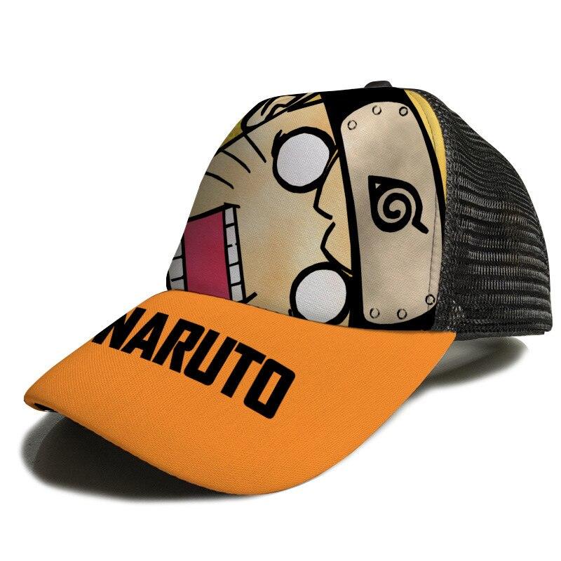 Naruto Black Cotton Hat / Snapback Cap - AnimeGo Store