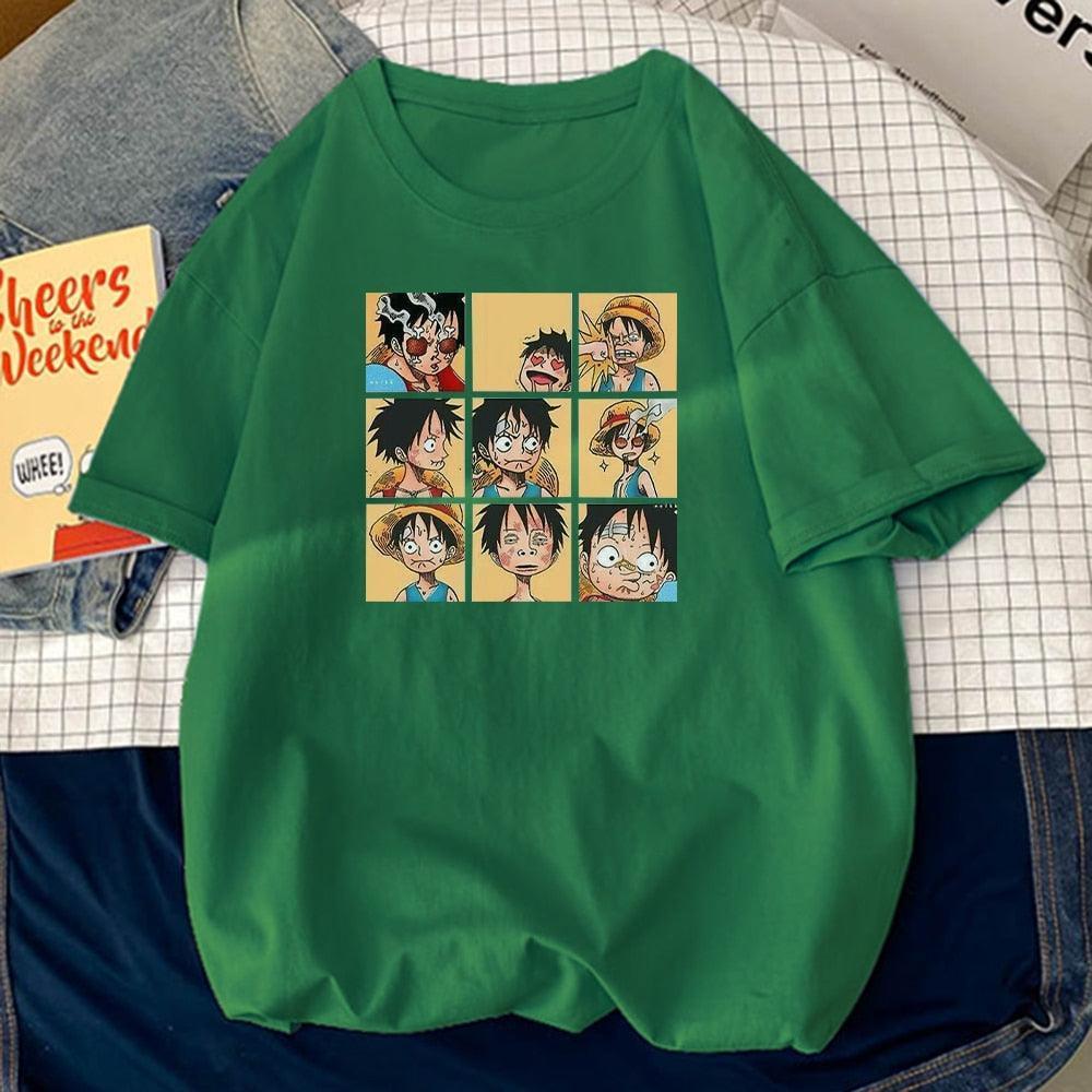 Áo phông Anime T-Shirt LUFFY GEAR 5 ONE PIECE 0017 ngắn tay cực ngầu giá