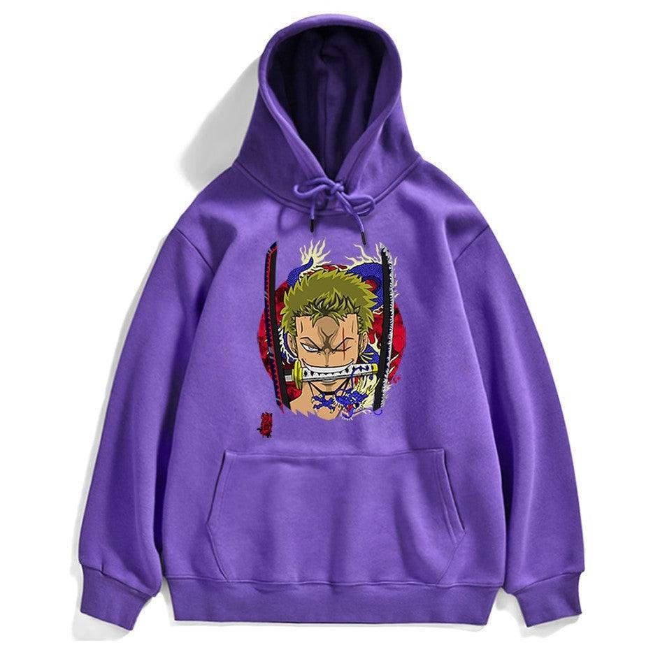 (Out of Stock) One Piece Roronoa Zoro Hoodies (7 Colors) - AnimeGo Store