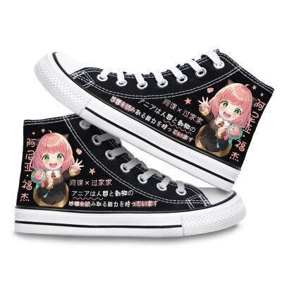 Spy × Family High Top Canvas Sneakers / Chucks (6 Styles) - AnimeGo Store