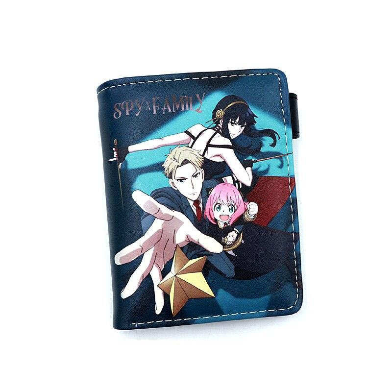 Spy × Family PU Leather Button Wallets (5 Styles) - AnimeGo Store