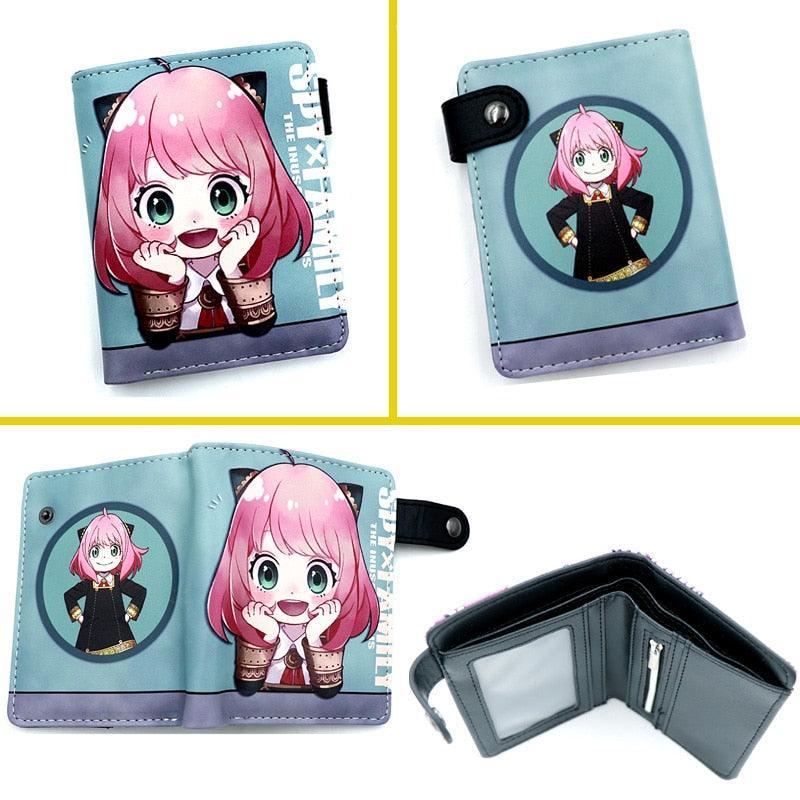 Spy × Family PU Leather Button Wallets (5 Styles) - AnimeGo Store