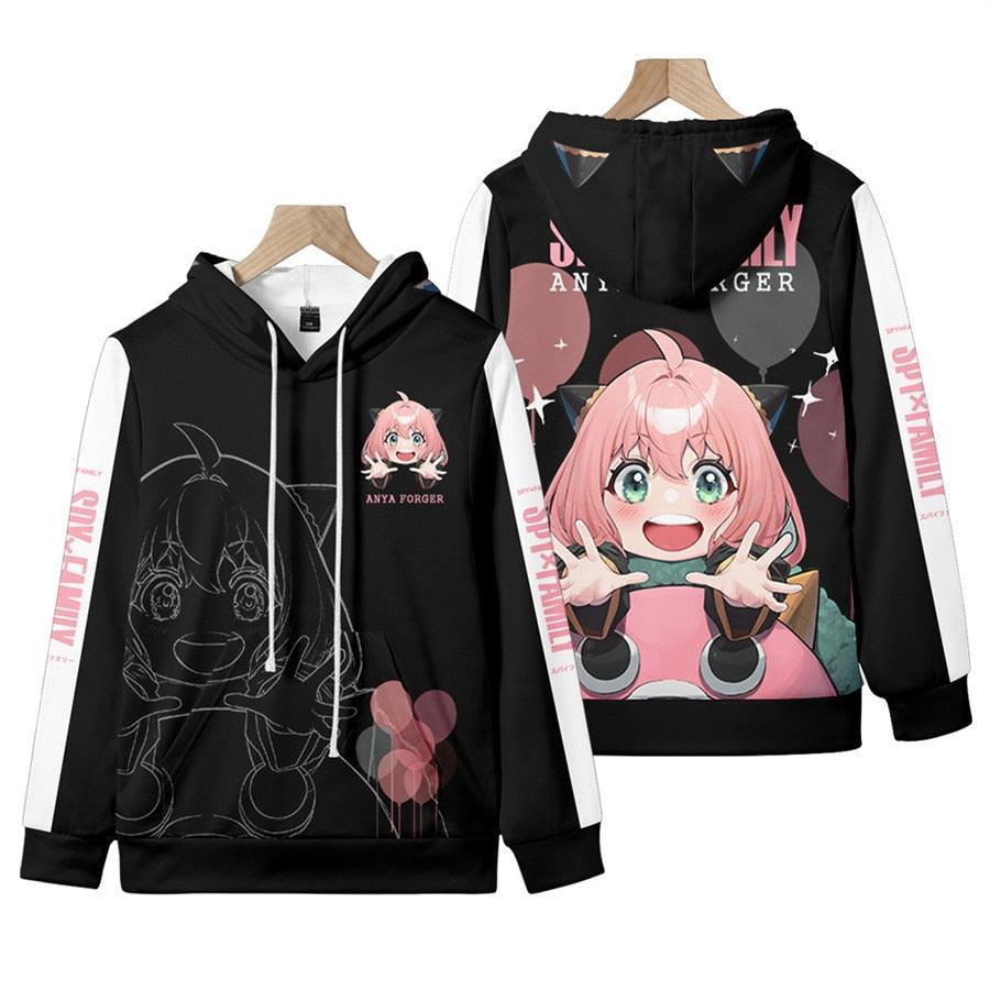 Spy x Family Anya Forger Hoodies (2 Styles / 4 Colors) - AnimeGo Store