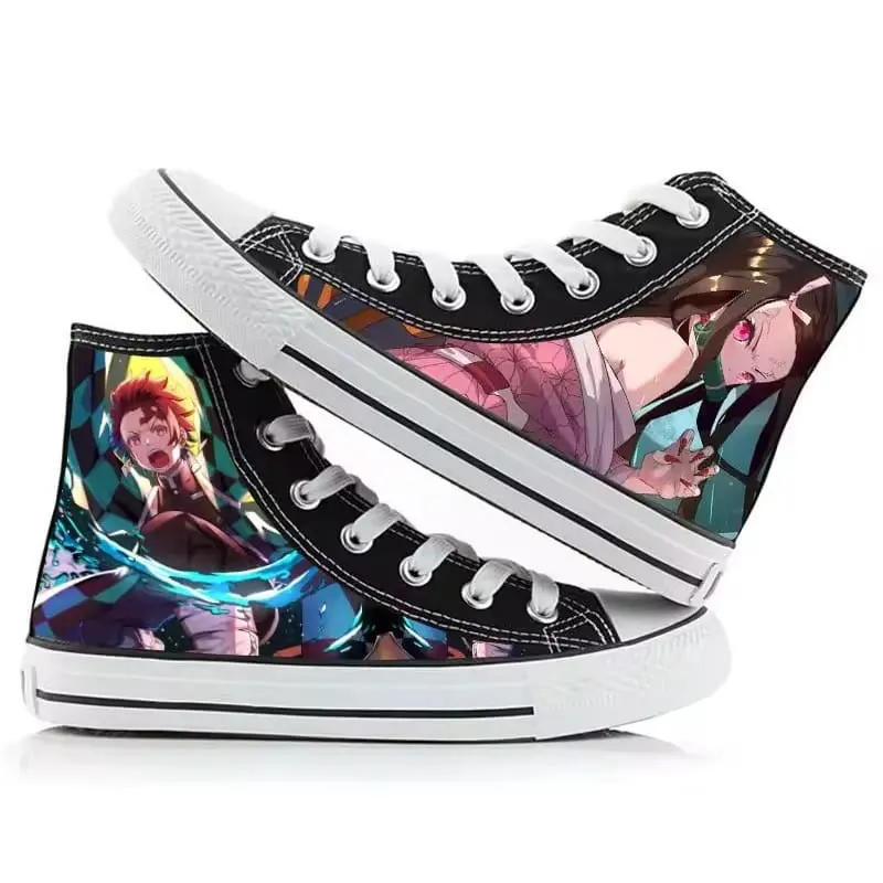 Demon Slayer High Top Canvas Shoes / Sneakers (10 Styles) - Image 9