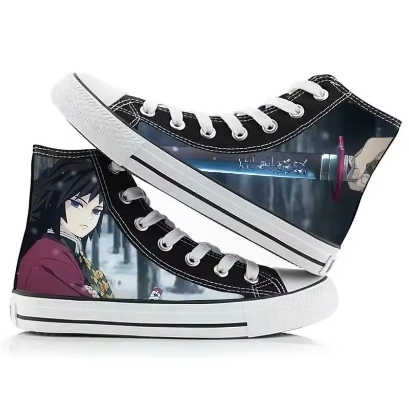 Demon Slayer High Top Canvas Shoes / Sneakers (10 Styles) - Image 11