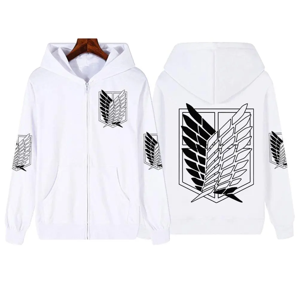 Attack on Titan Zipper Hoodies (5 Colors) - AnimeGo Store
