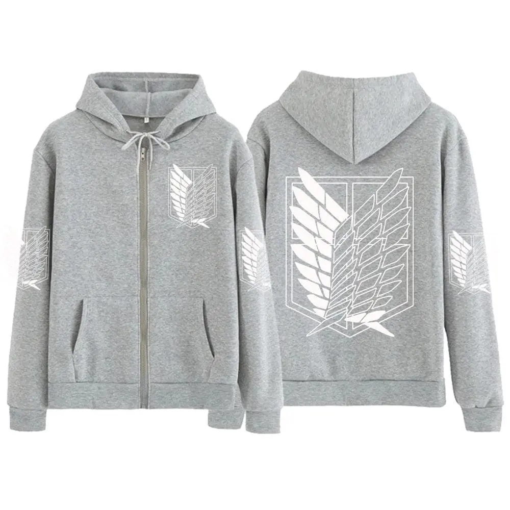 Attack on Titan Zipper Hoodies (5 Colors) - AnimeGo Store