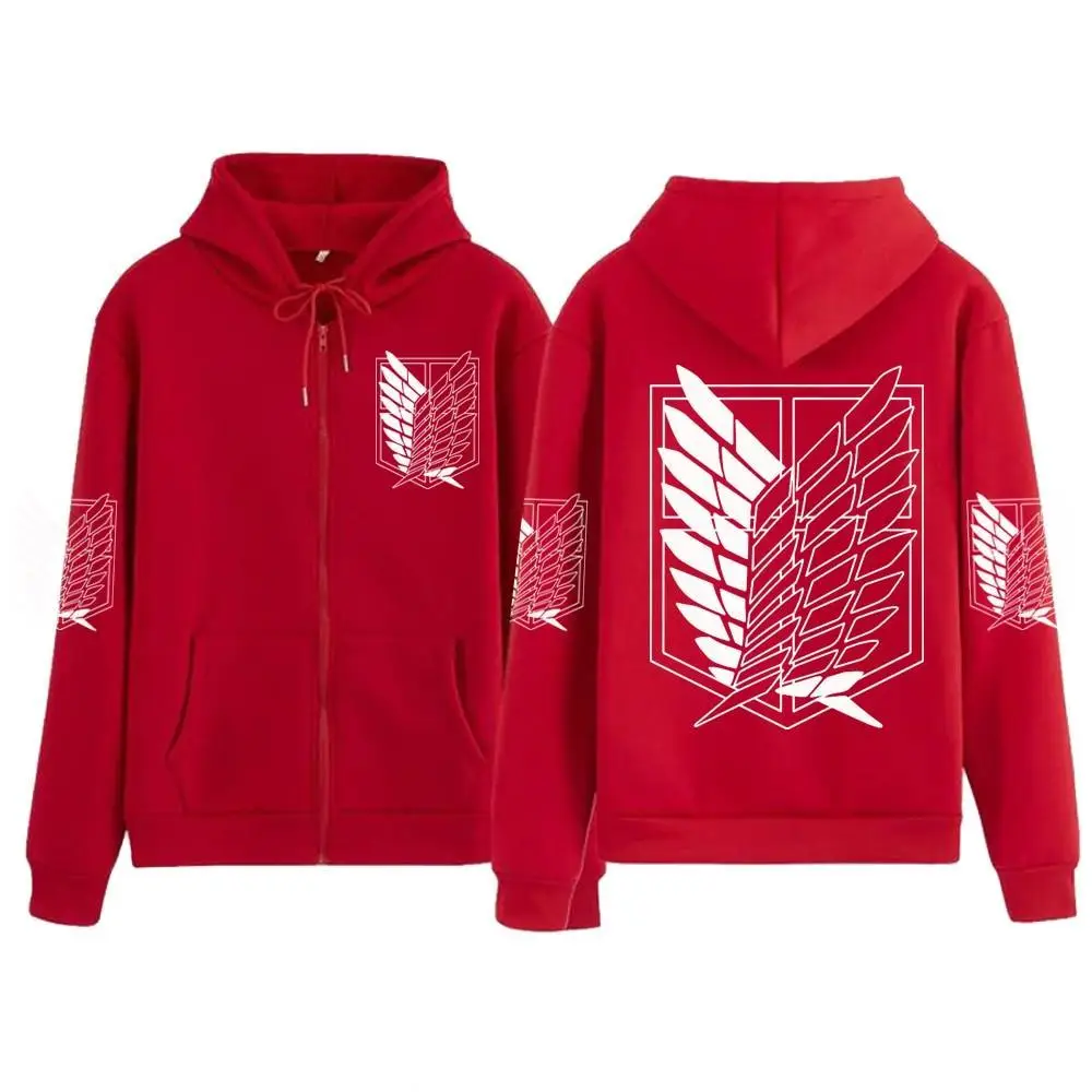 Attack on Titan Zipper Hoodies (5 Colors) - AnimeGo Store